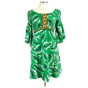 Anthropologie Vanessa Virginia 6 MUSA Green Dress
